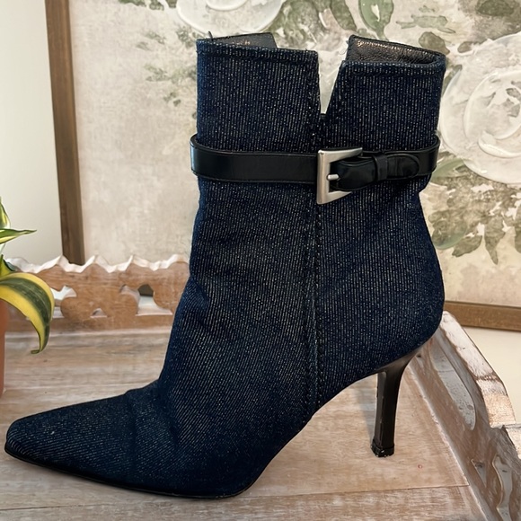 Stuart Weitzman Denim Booties - Picture 4 of 12